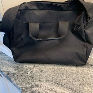 Bugatti Black Laptop Commuter Messenger Bag